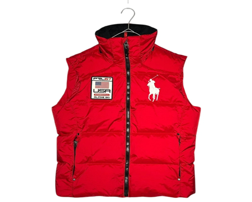 Polo Ralph Lauren PRL67 Big Pony Down Vest Red Front