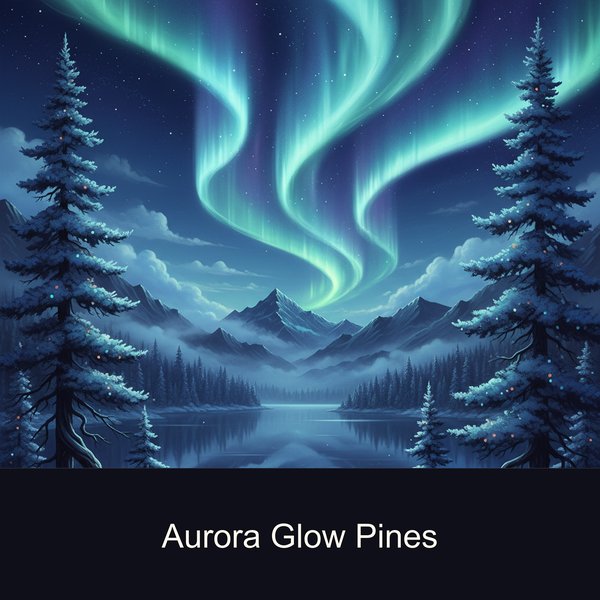 Aurora Glow Pines
