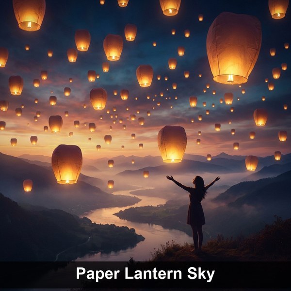 Paper Lantern Sky