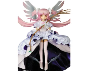 RAH 673 Ultimate Madoka figure displayed with Sayaka Miki and Kyoko characters showing color contrast