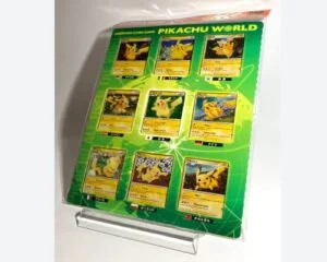 Pokémon Pikachu World Collection Green Version and Blue Version side-by-side comparison