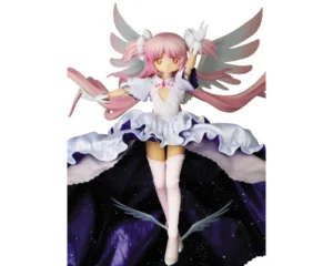 RAH 673 Ultimate Madoka figure showcasing the iconic magical girl transformation with ethereal design and celestial appearance