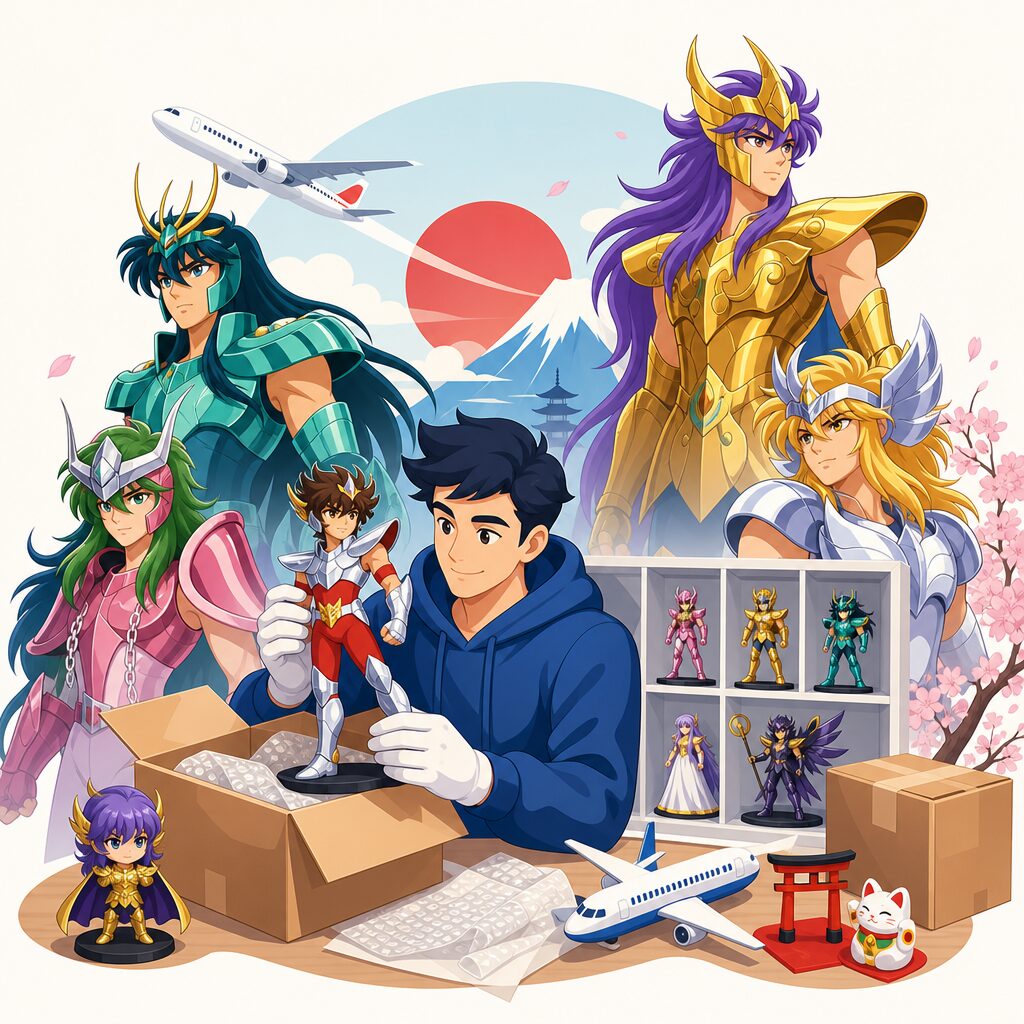 Caballeros del Zodiaco Consejos para comprar coleccionables directamente desde Japón