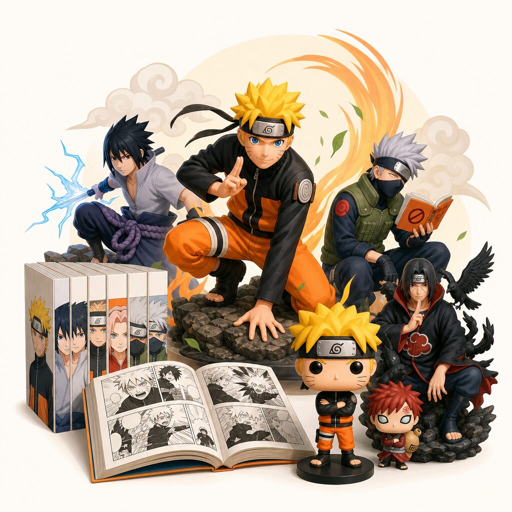 Naruto Qué buscan los coleccionistas de Naruto: figuras, manga y artículos of