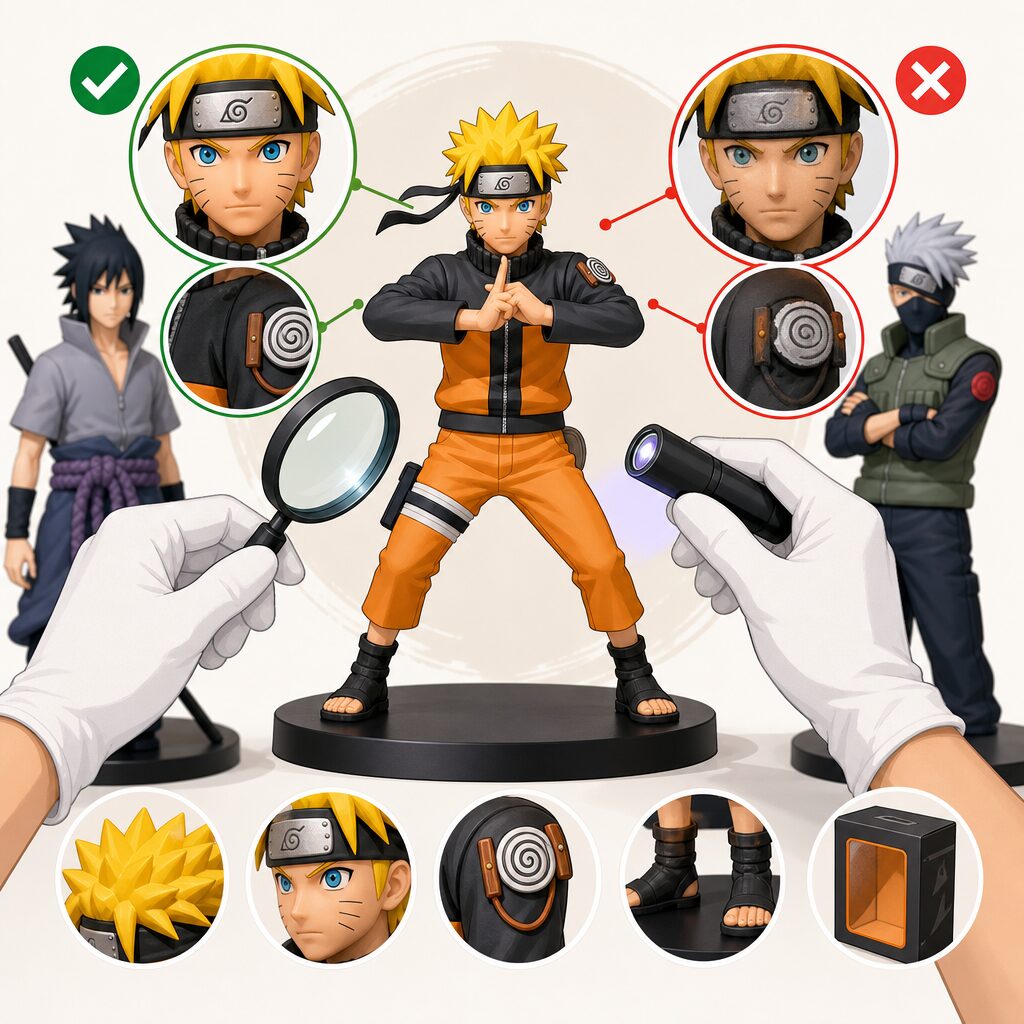 Naruto Cómo verificar la autenticidad y detectar réplicas no oficiales