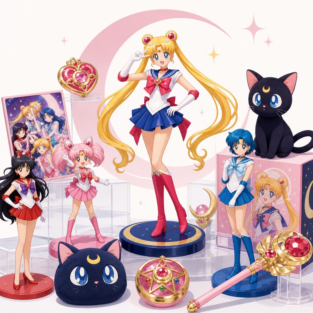 Sailor Moon Qué buscan los coleccionistas de Sailor Moon: figuras, merchandising y