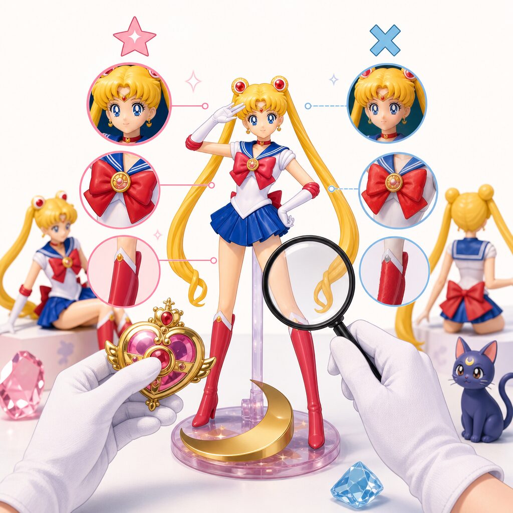 Sailor Moon Cómo identificar artículos auténticos y detectar reproducciones