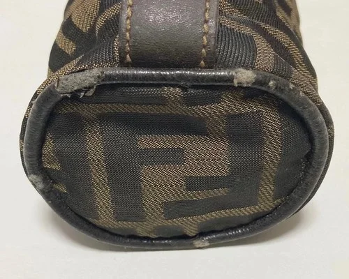 FENDI Zucca FF monogram canvas close up