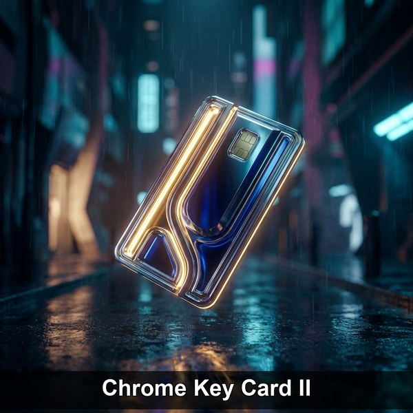 Chrome Key Card II