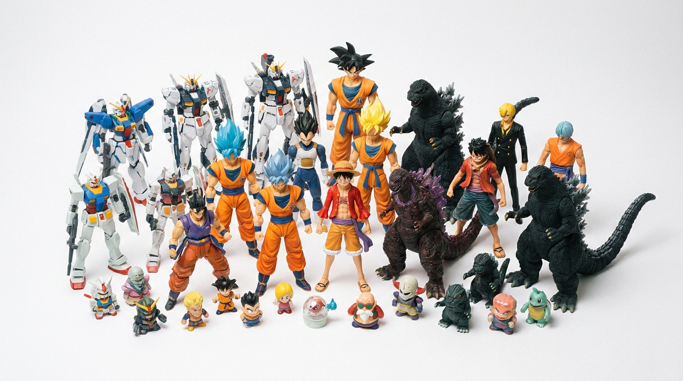 Japanese Action Figures collection