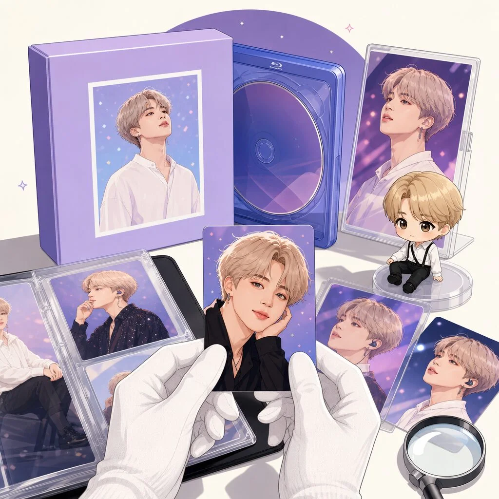 BTS JIMIN Memories of 2017 BLU-RAY Complete Full Set Photocard Trading card Collector's Guide: What to Look For