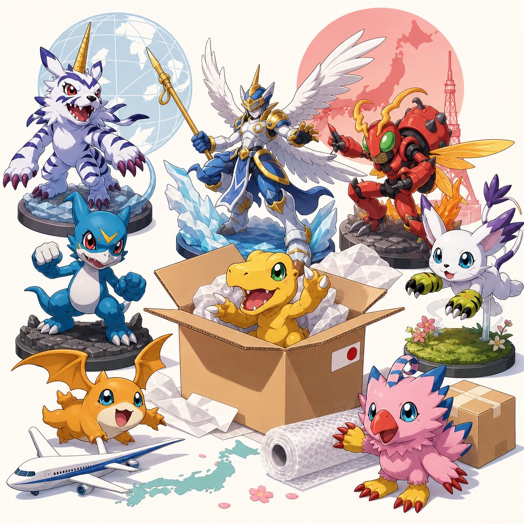Digimon Variantes regionales y consejos para importar desde Japón