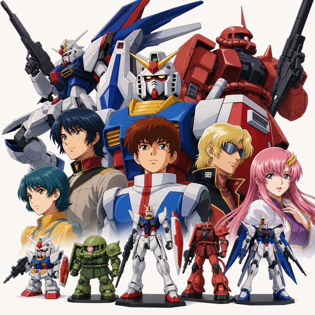 Gundam Encyclopedia: Series Guide, Characters & Collectibles Key Gundam Characters