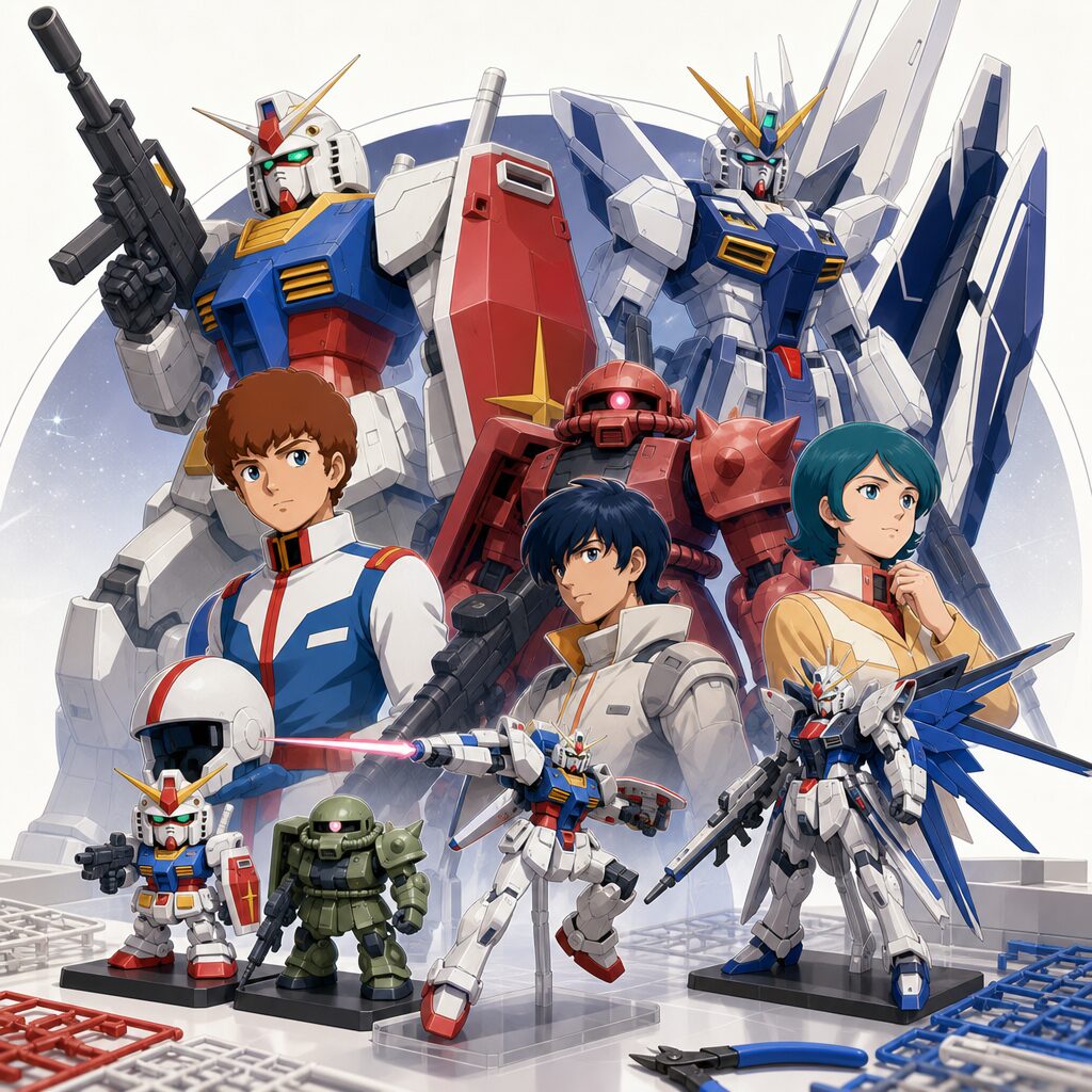 Gundam Encyclopedia: Series Guide, Characters & Collectibles Collecting Gundam