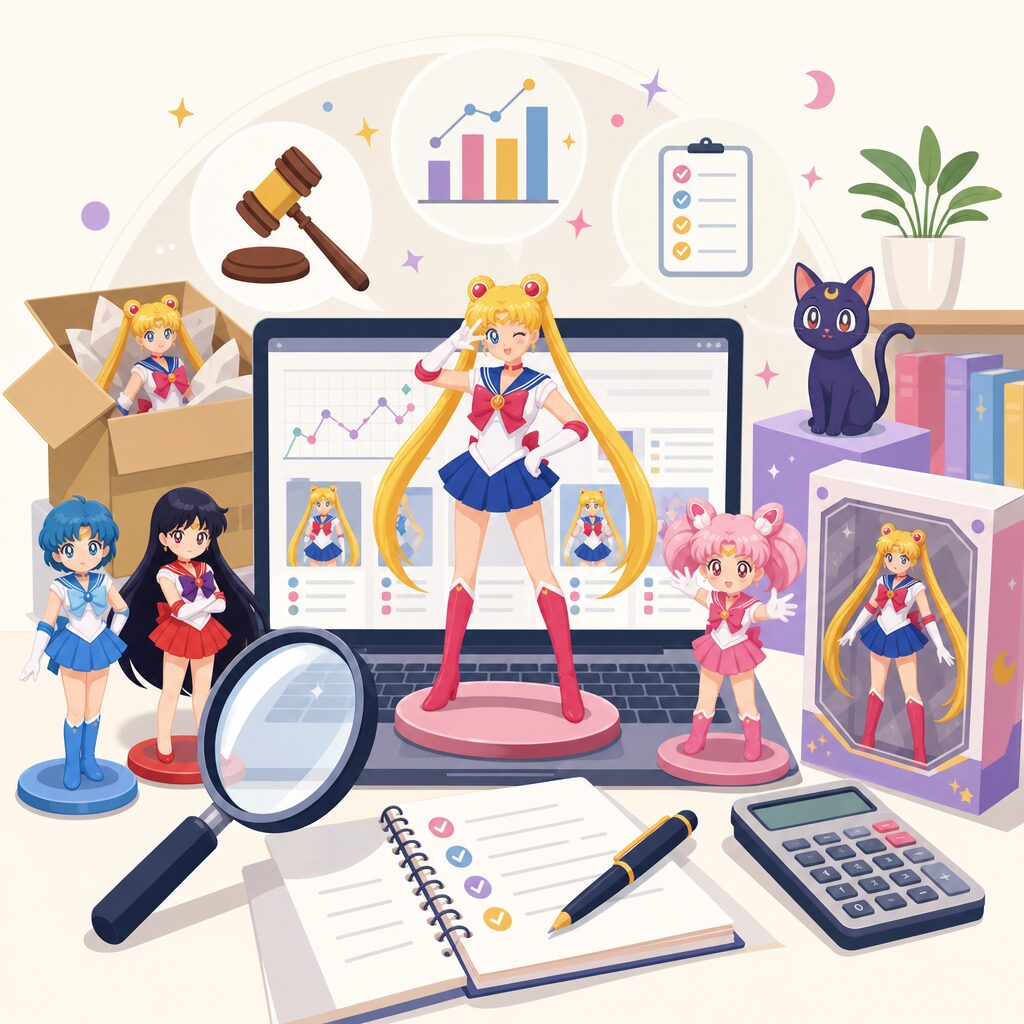 How to Research Sailor Moon Market Values: Sold Listings Useful Price Research Resources