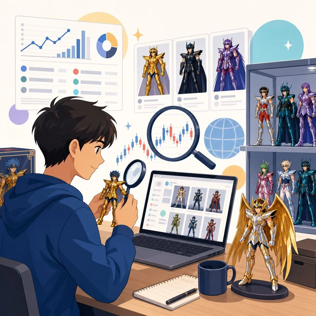 How to Research Saint Seiya Market Values: Sold Listings Useful Price Research Resources