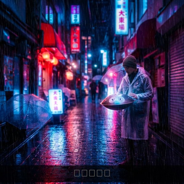 雨のネオン