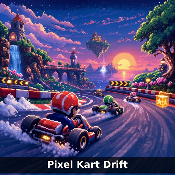 Pixel Kart Drift