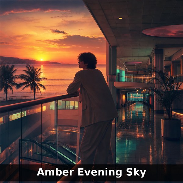 Amber Evening Sky