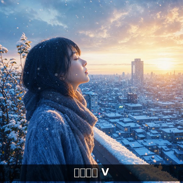 初雪の朝 V