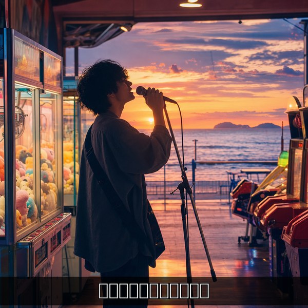 夕暮れのゲームセンター
