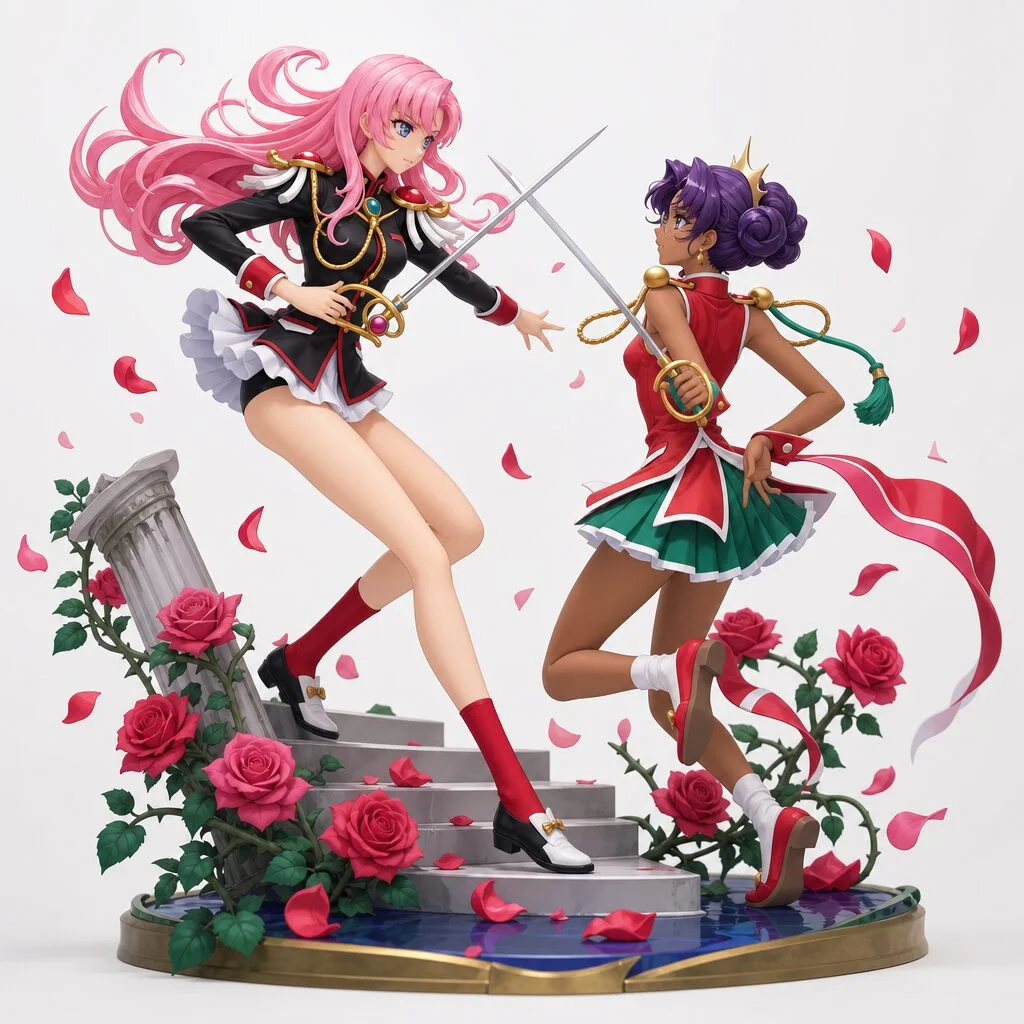 Active Styling Figure Series 04 Revolutionary Girl Utena Duelist SEGA Kotobukiya Key Details