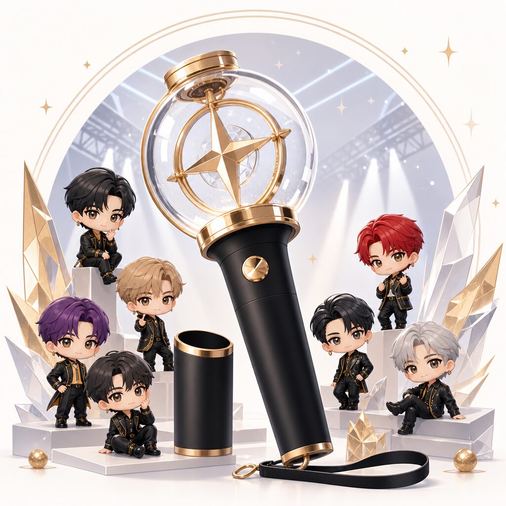 ATEEZ Official Pen Light Stick LIGHTINY Version 1 Limited Edition Live Concert Key Details