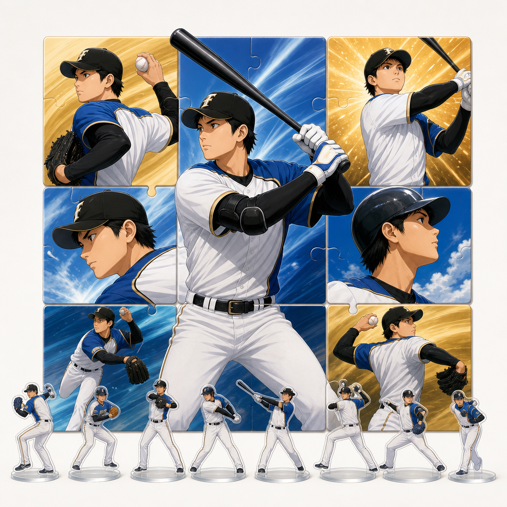 BBM 2013 Shohei Ohtani THE TWO SWORD PLAYER 9 Puzzle set Nippon Ham Fighters About This Item