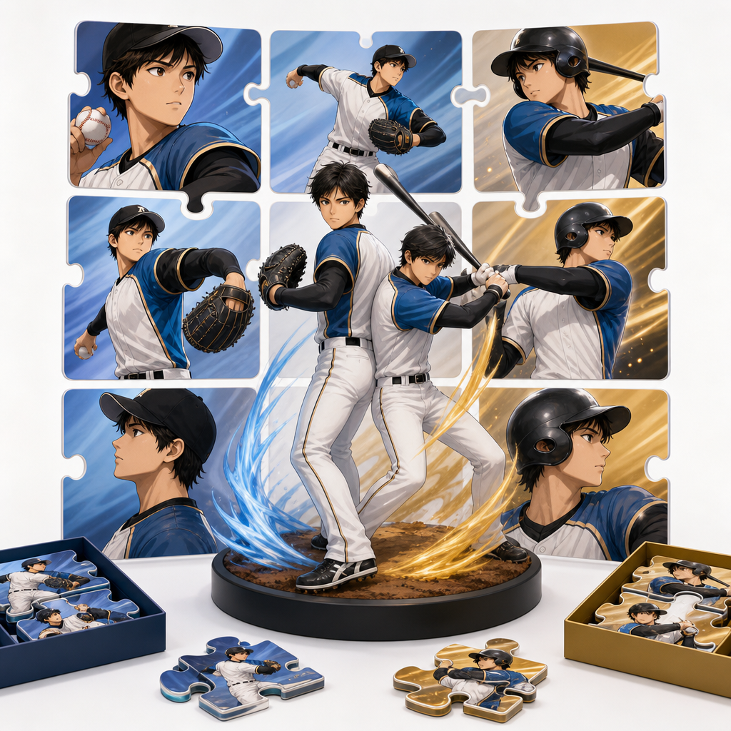 BBM 2013 Shohei Ohtani THE TWO SWORD PLAYER 9 Puzzle set Nippon Ham Fighters The BBM Franchise: Why Collectors Care