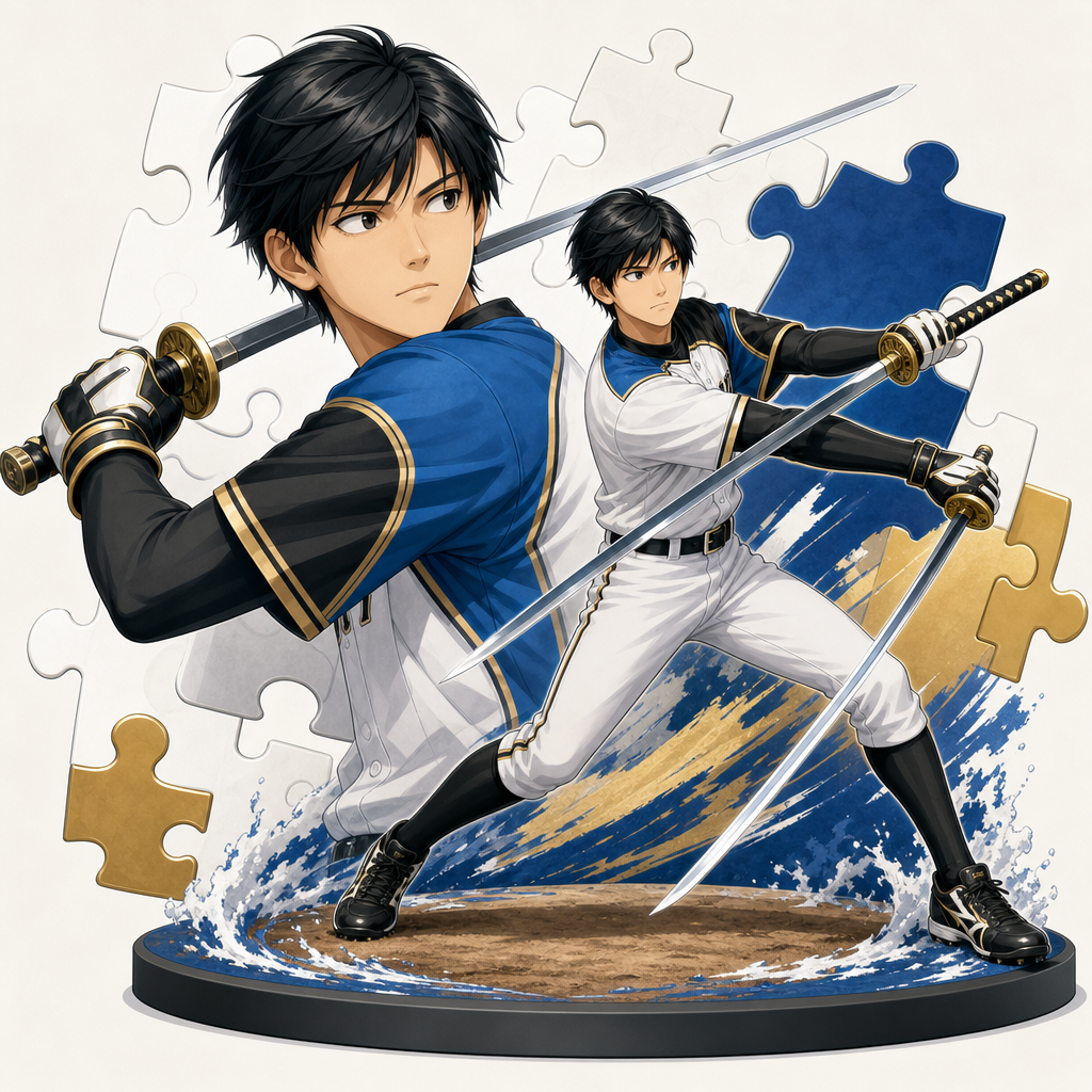 BBM 2013 Shohei Ohtani Two Sword Player 9 Puzzle Nippon Ham Key Details