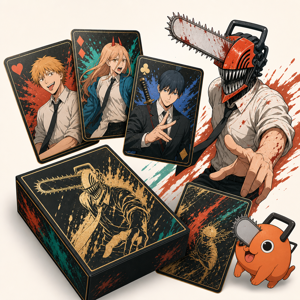 Chainsaw Man Foil Stamped Playing Cards Trumps Jump Festa 2022 Tatsuki Fujimoto About This Item