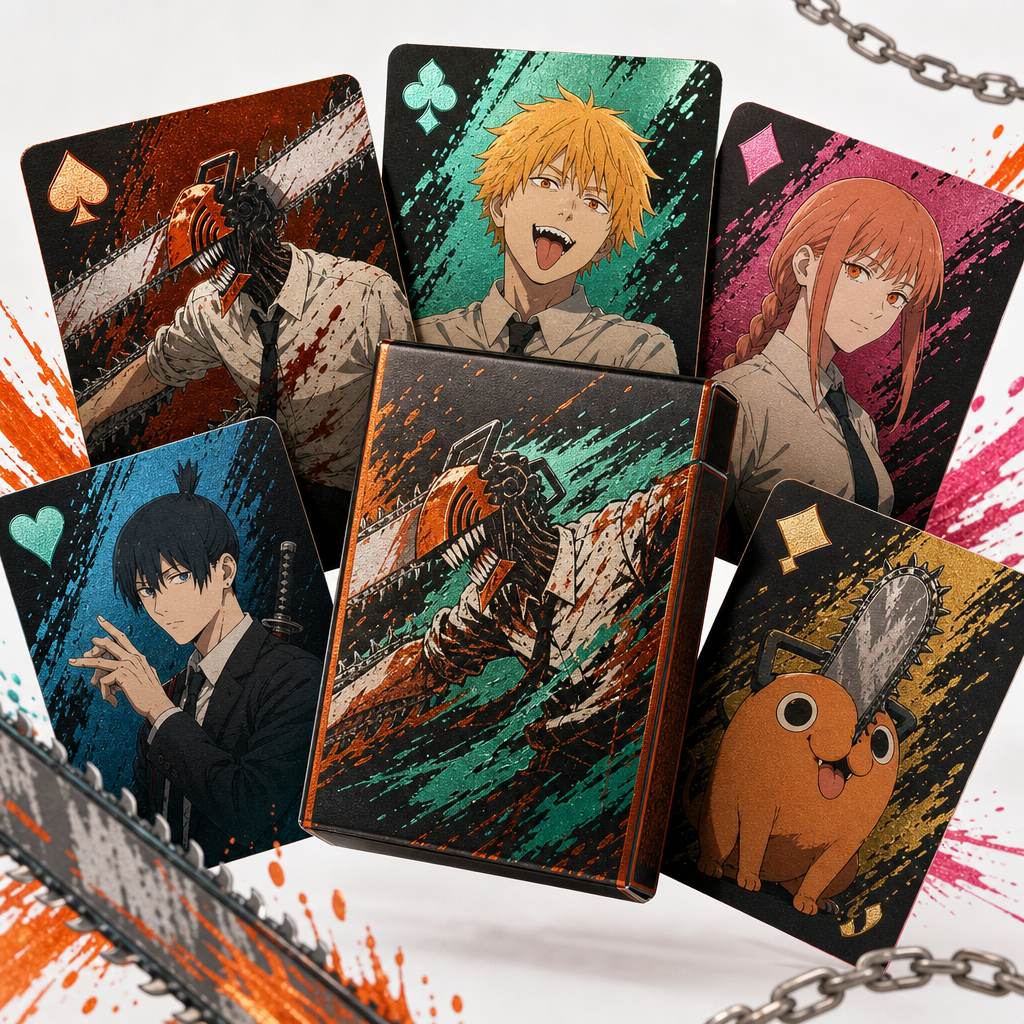 Chainsaw Man Foil Stamped Playing Cards Trumps Jump Festa 2022 Tatsuki Fujimoto The Chainsaw Franchise: Why Collectors Care