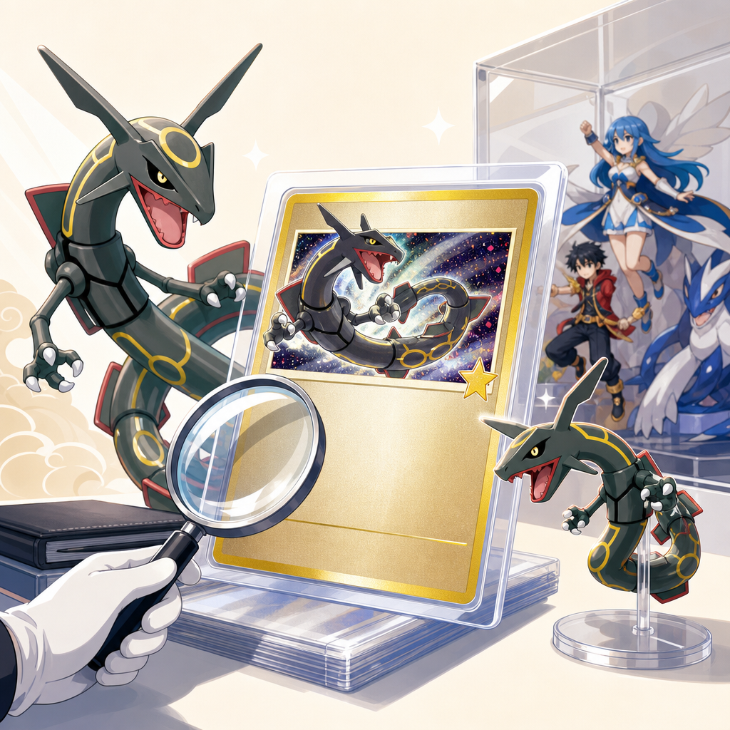 Collector’s Deep Dive: Pokemon Card Game Rayquaza Gold Star 067/082 Clash of the Blue Sky 200 Find It — or Have Us Source It