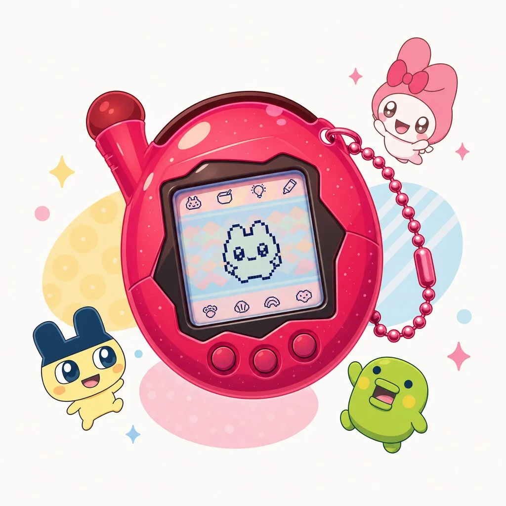 Console de jeu Tamagotchi Plus Color Version Magenta Red Model Bandai Limited About This Item