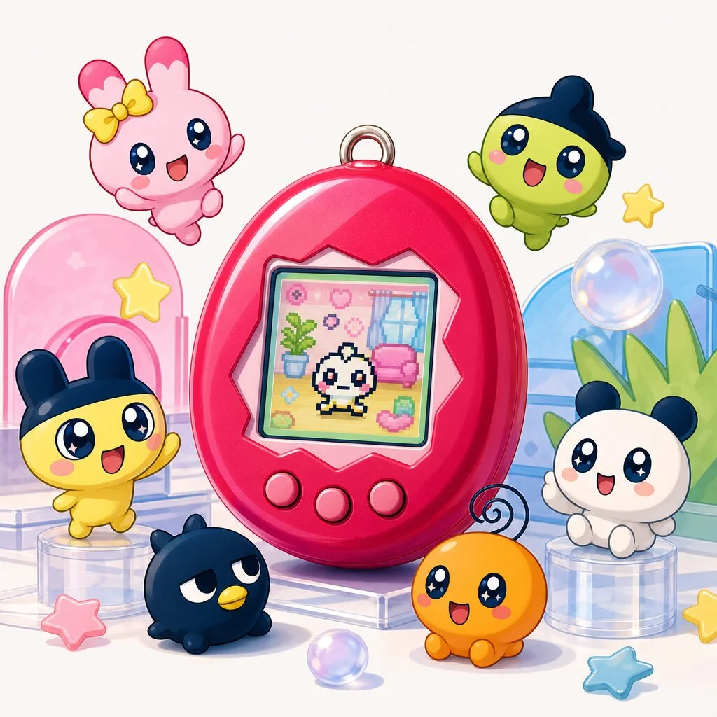 Console de jeu Tamagotchi Plus Color Version Magenta Red Model Bandai Limited The Tamagotchi Franchise: Why Collectors Care