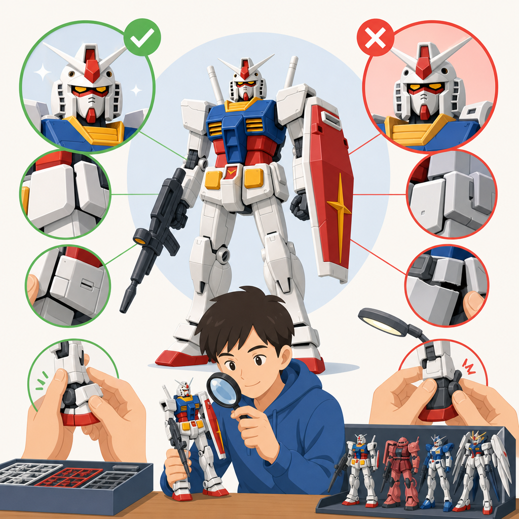 Gundam Cómo verificar la autenticidad y detectar réplicas