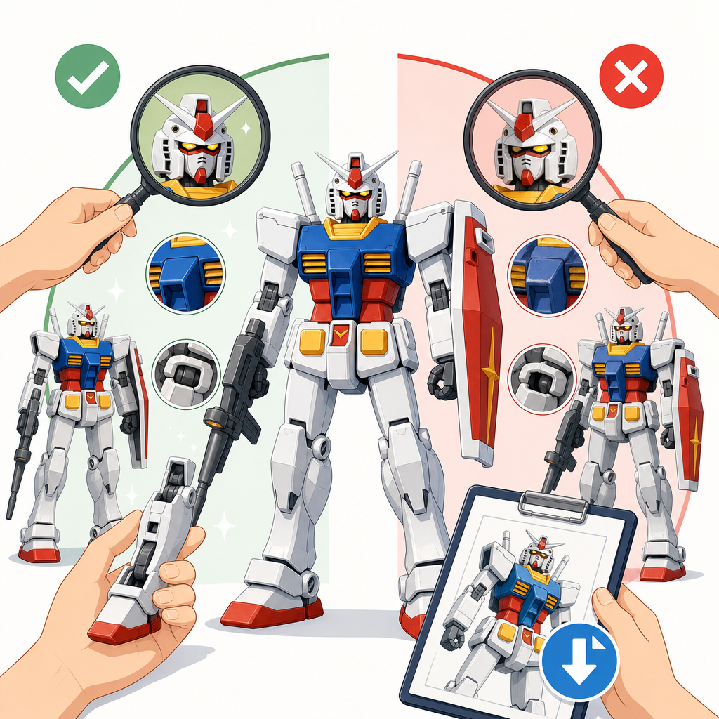 How to Spot Fake Gundam Action Figures: Authenticity Guide Free Download: Our Full Authenticity Guide (PDF)