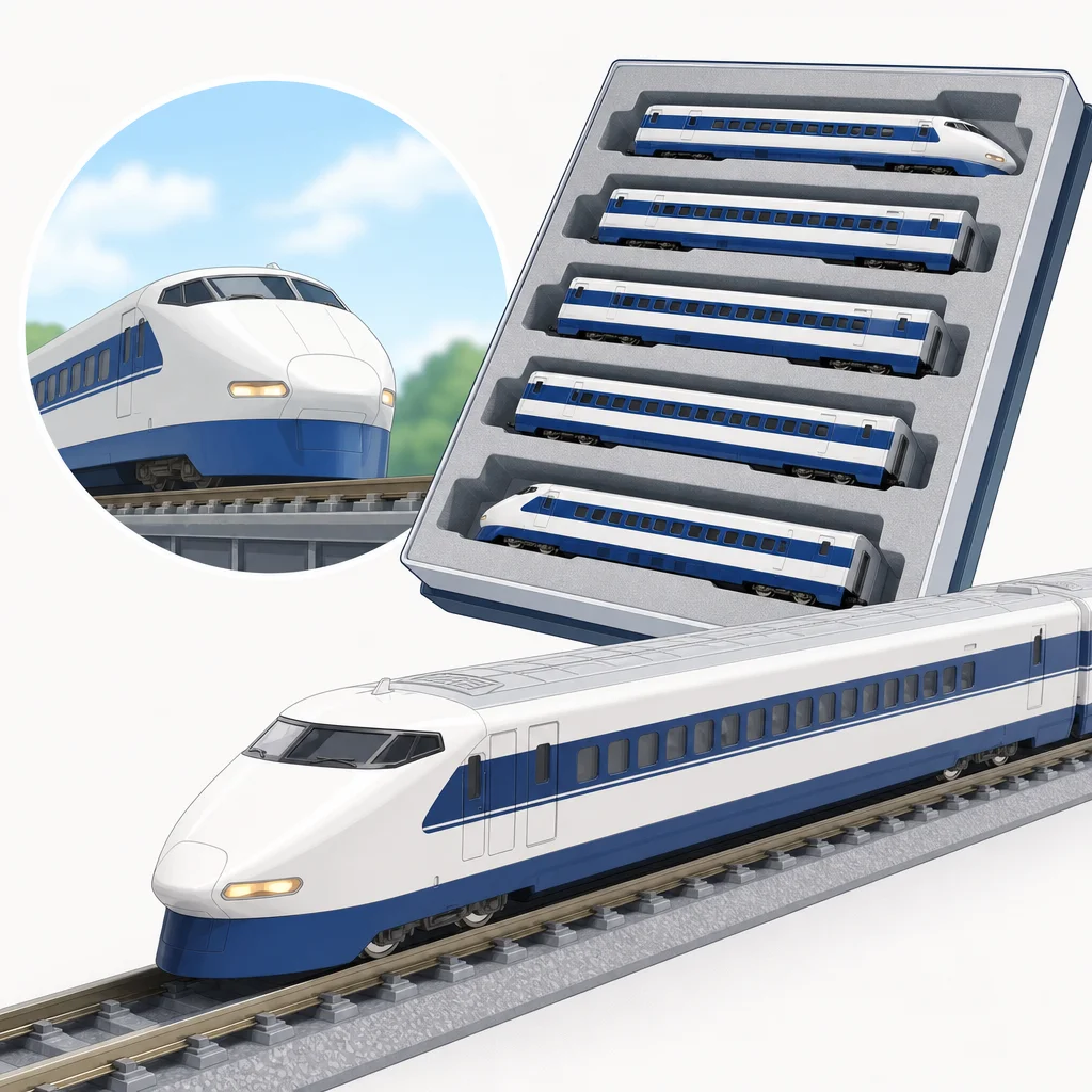 KATO N Gauge 100 Series Shinkansen Grand Hikari Basic 6-car Set 1/160 10-354 Toy About This Item