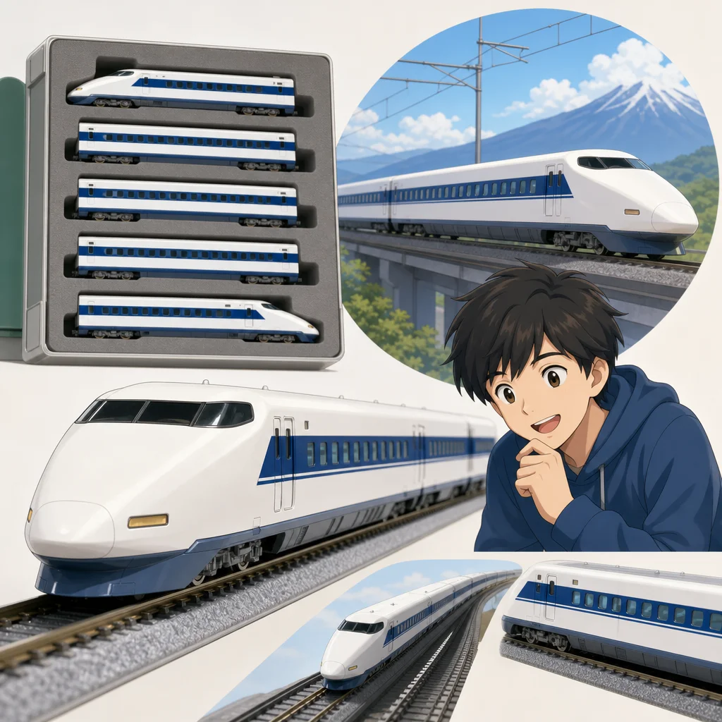 KATO N Gauge 100 Series Shinkansen Grand Hikari Basic 6-car Set 1/160 10-354 Toy The KATO Franchise: Why Collectors Care
