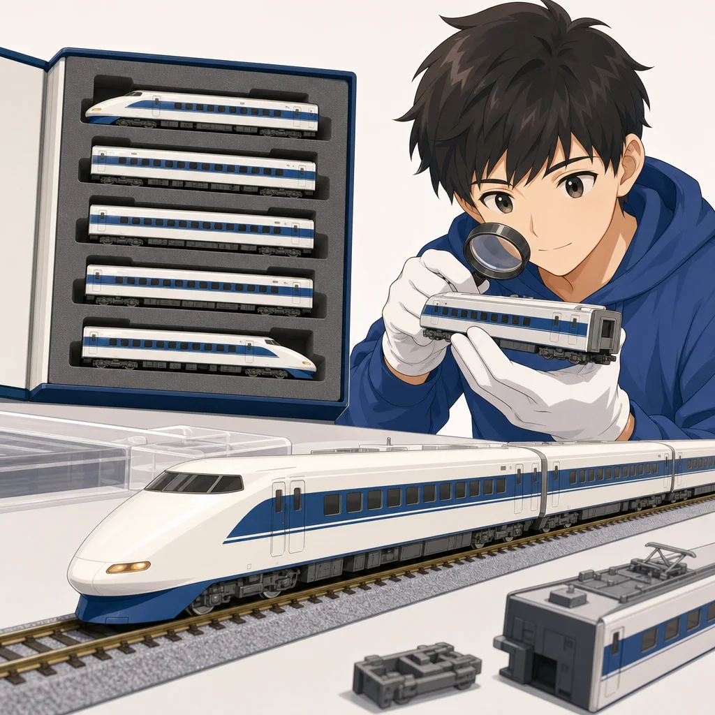 KATO N Gauge 100 Series Shinkansen Grand Hikari Basic 6-car Set 1/160 10-354 Toy Collector's Guide: What to Look For