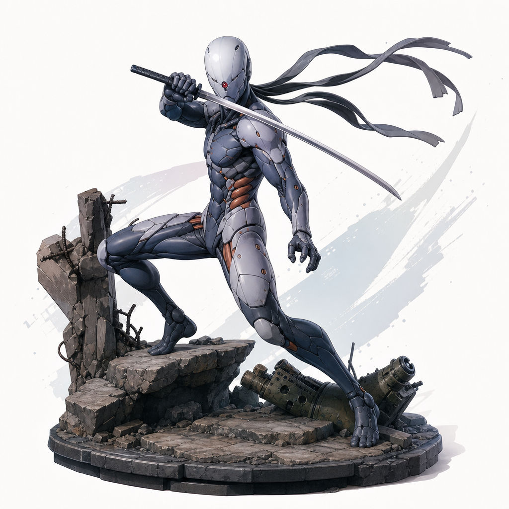 Metal Gear Solid Cyborg Ninja Gray Fox 1/6 Scale Statue 2019 Gecco Figure Hobby The Metal Gear Franchise: Why Collectors Care