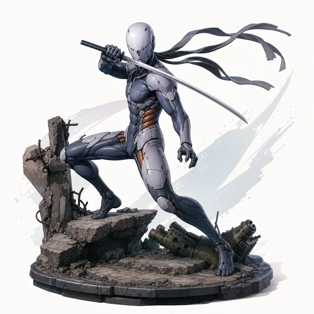 Metal Gear Solid Cyborg Ninja Gray Fox 1/6 Scale Statue 2019 Gecco Figure Hobby The Metal Gear Franchise: Why Collectors Care