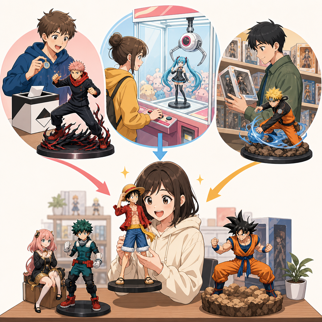 Prize Figures: Ichiban Kuji vs Arcade vs Retail Release How each prize figure type reaches a collector