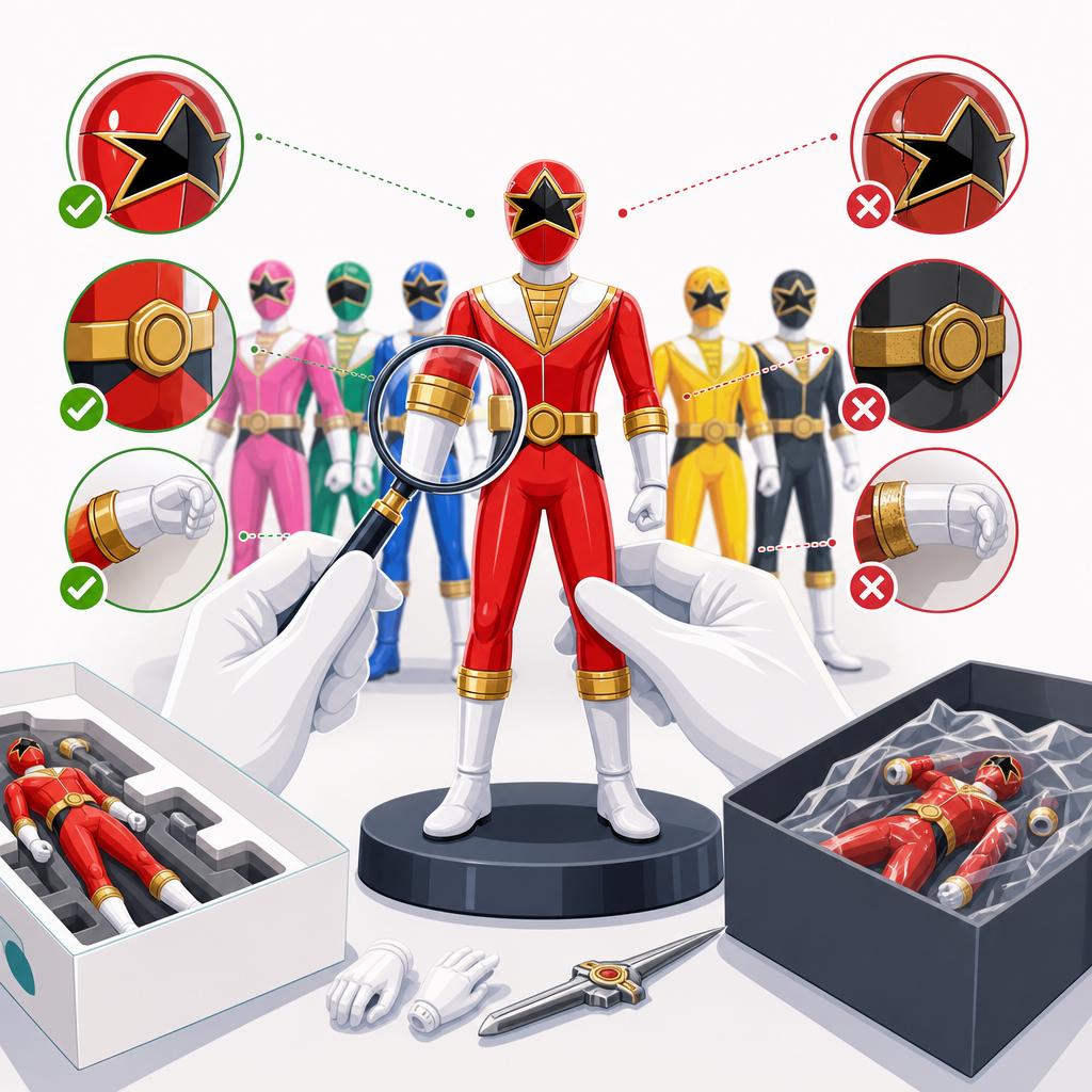 Super Sentai Cómo verificar la autenticidad y detectar réplicas en el mercado