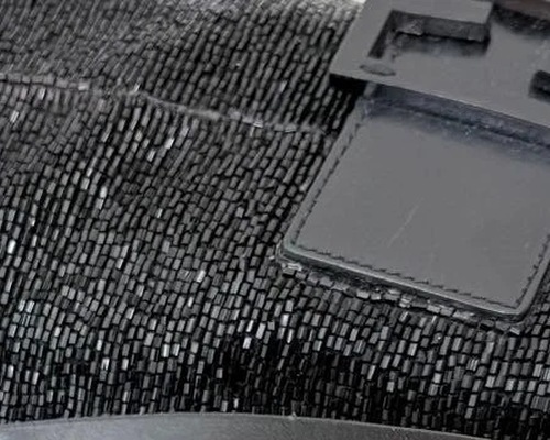 Texture of the beads on the FENDI Mamma Baguette