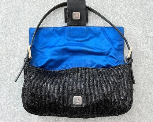 FENDI Mamma Baguette with the flap open
