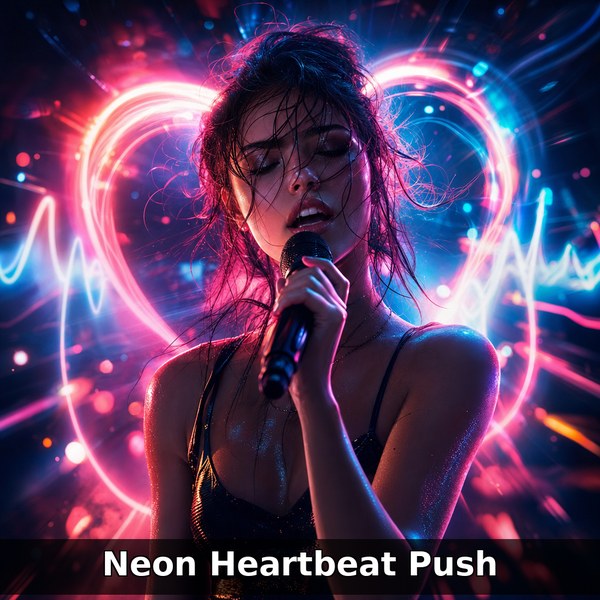 Neon Heartbeat Push