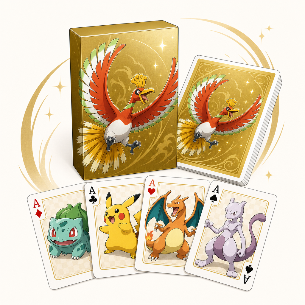 1 deck : Nintendo Poker Playing Cards 1999 - Pokemon (Gold : Ho-Oh) from japan The Pokémon Franchise: Why Collectors Care