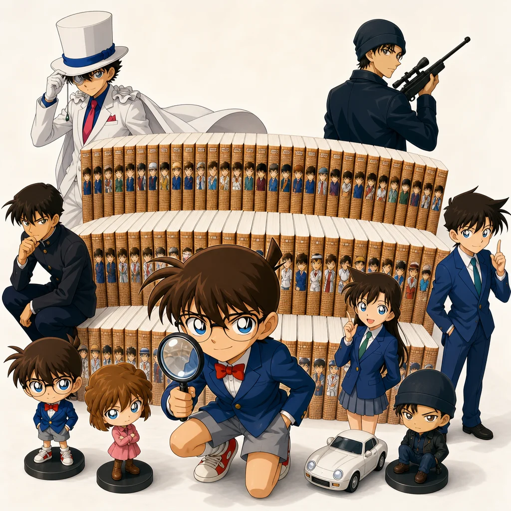 Detective Conan complete set Volumes 1-107 Gosho Aoyama Shonen Sunday Shogakukan The Detective Franchise: Why Collectors Care