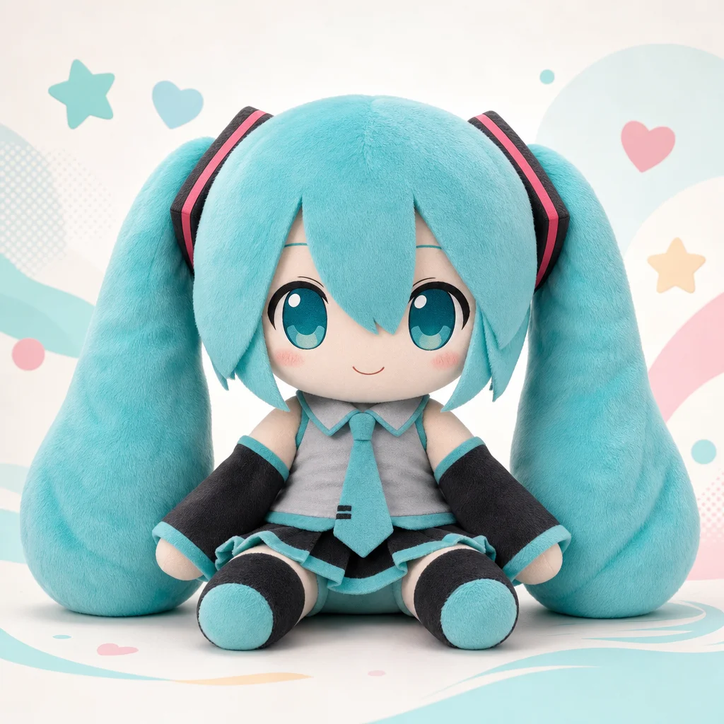 Hatsune Miku big jumbo fluffy Fuwa Fuwa Plush Doll Stuffed 2016 SEGA Vocaloid The Hatsune Miku Franchise: Why Collectors Care